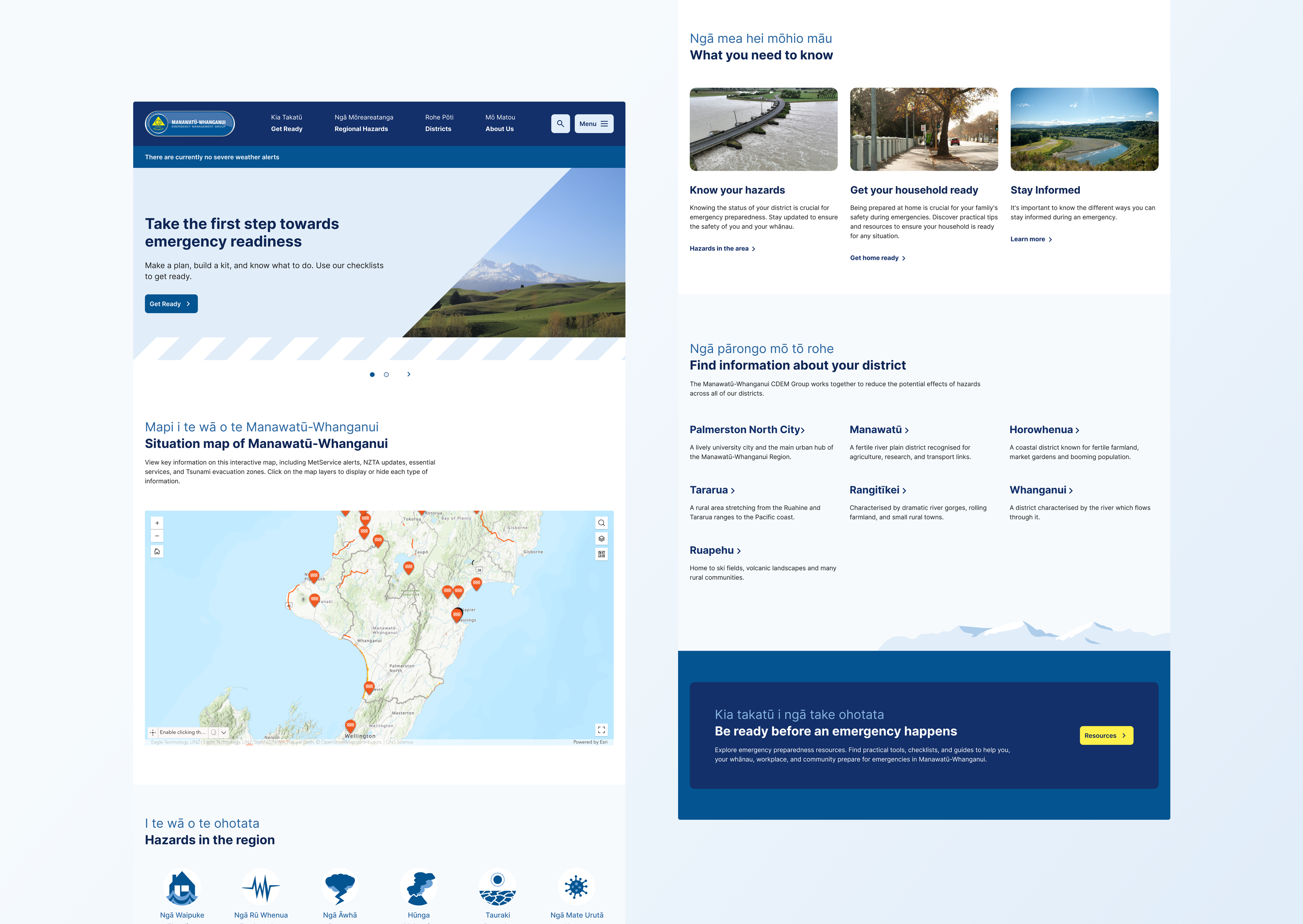 MWEM - map and content page 